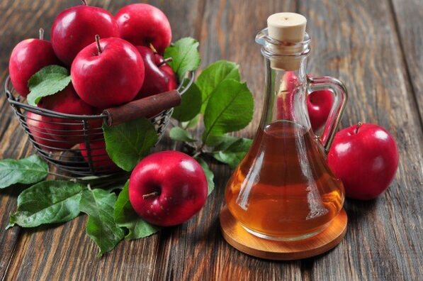 Apple cider vinegar is good for relieving osteoarthritis pain in an inflamed knee joint. 